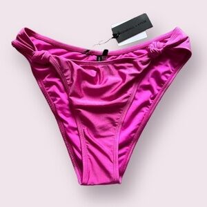 Kendall & Kylie Hot Pink Bikini Bottoms Medium